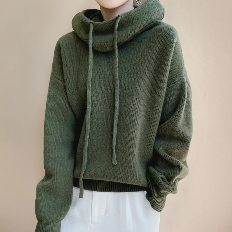 Agathe™ | Pull à Capuche Oversize En Laine