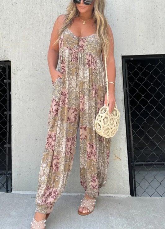 Zarae™ | Salopette Pantalon Bouffant Boho