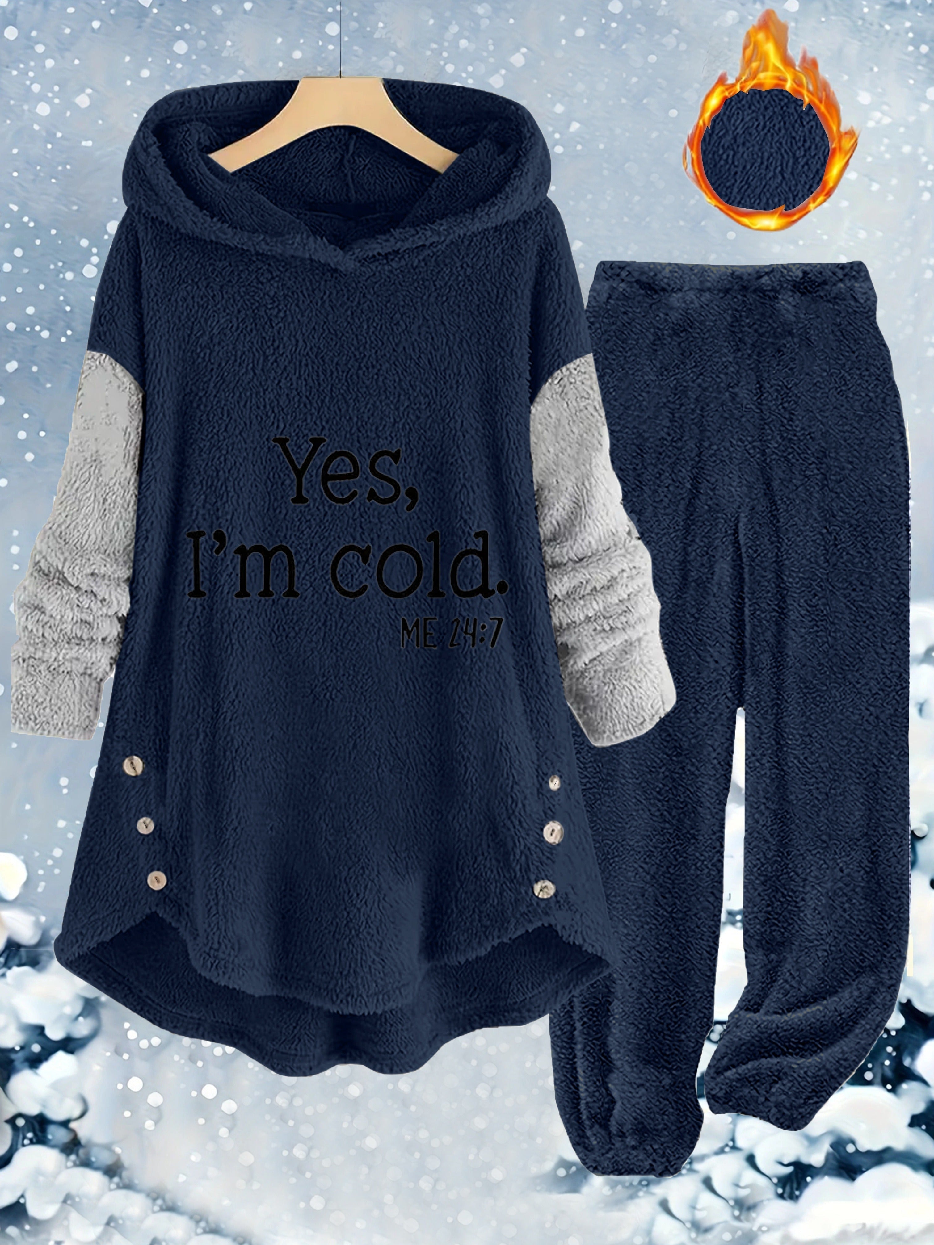 Cressida™ | Ensemble tunique à capuche et jogger