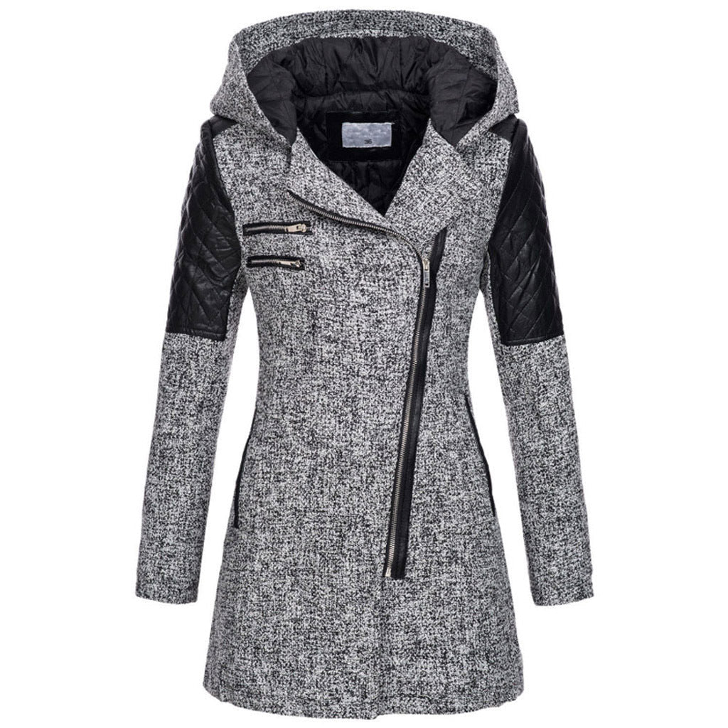 Rosemary™ | Manteau à Fermeture Éclair Asymétrique