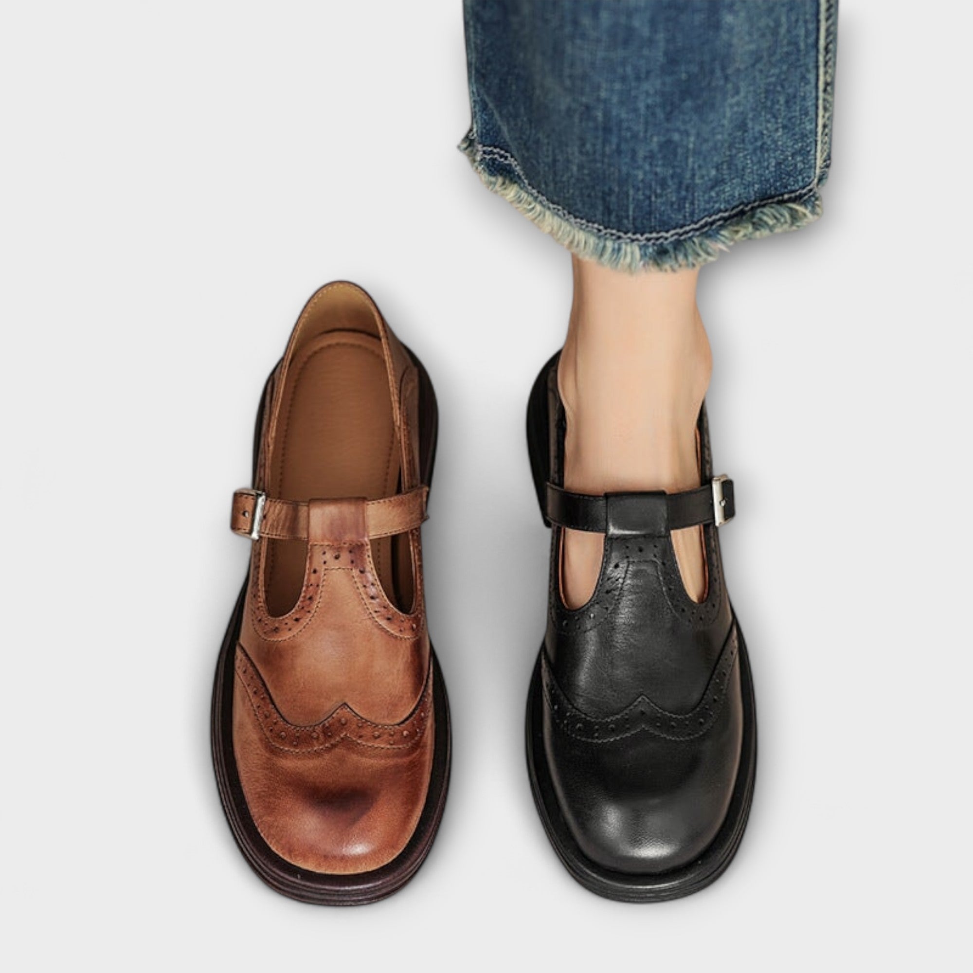 Janine™ | Élégance et Confort en Cuir