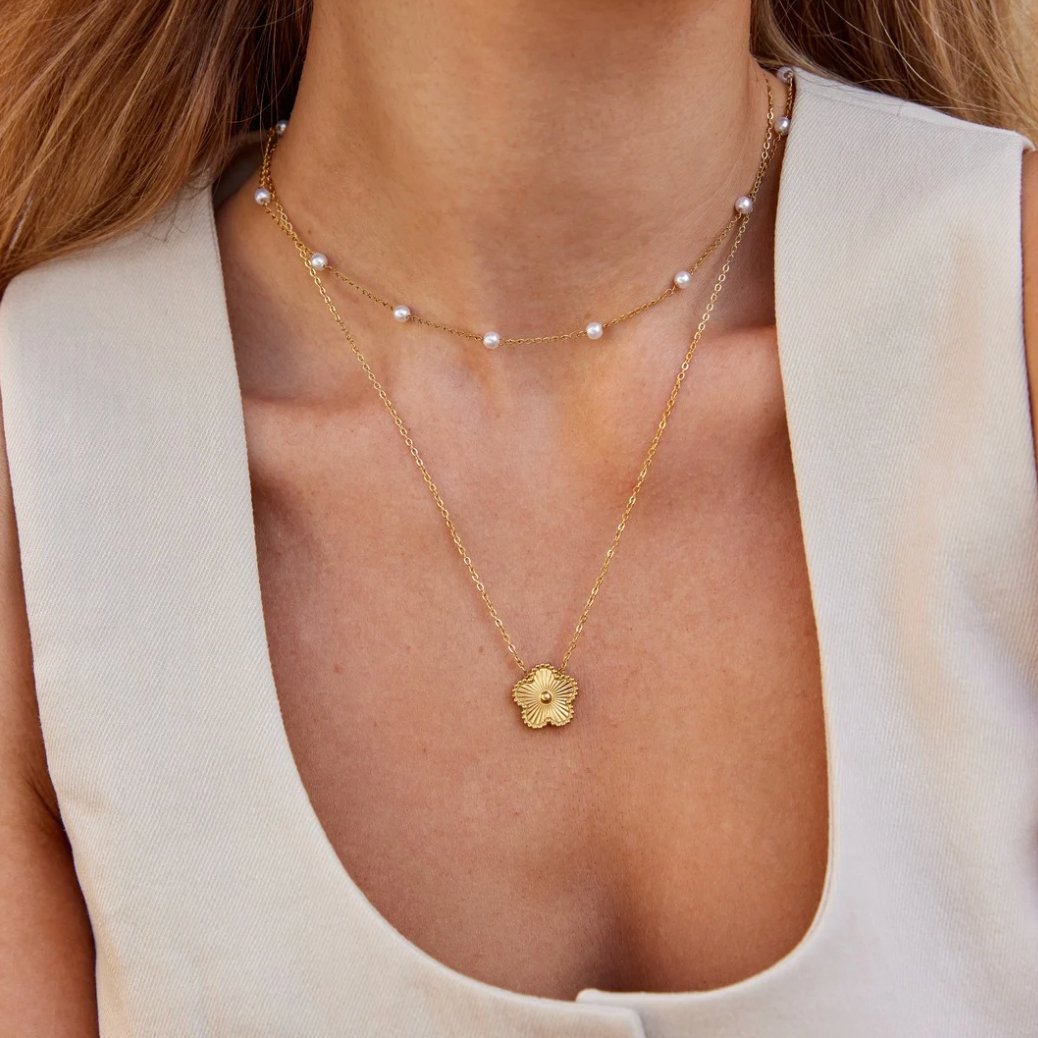Nura™ | Collier Élégant avec Perle