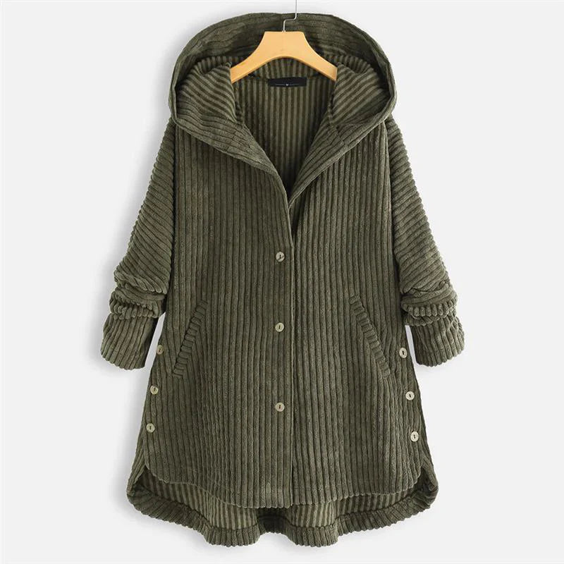 Dana™ | Manteau Côtelé à Capuche